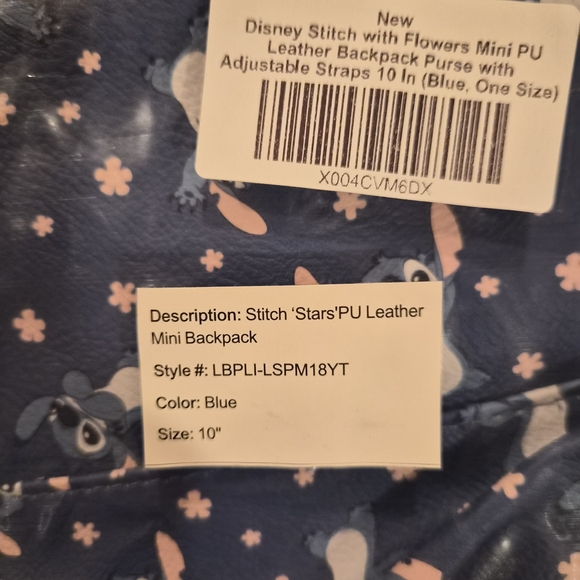 Disney Stitch Mini Backpack - Picture 2 of 4